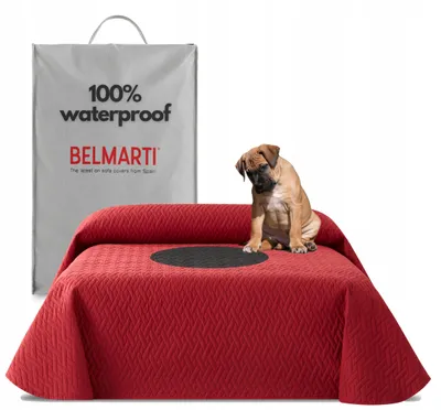 Produktbild von Belmarti Gesteppter Bettüberwurf Teflon 230x270 cm Rot