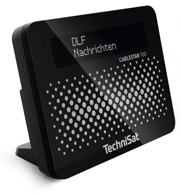 Imagen del producto de TechniSat Cablestar 100: Sintonizador DAB+ de color negro