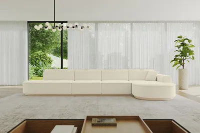 Produktbild von ALTDECOR Ecksofa in L-Form MARI-L3-v1 - 413x171x83 cm Beige - Corner Sofa Bett Eckcouch Couch Wohnlandschaft Cauchsofa