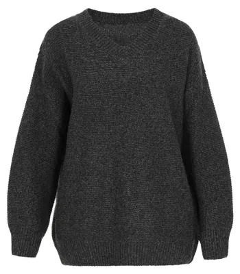 Produktbild von RISA damen pullover - anthrazit-melange, M/L