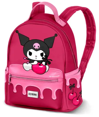 Productafbeelding van Hello Kitty Kuromi rugzak met kersenprint, 25 cm