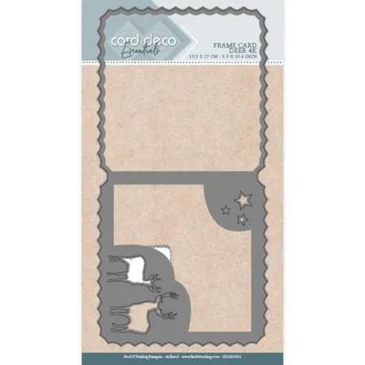 Produktbild von Card Deco - Stanzschablone - Karten - Hirsch Rahmen Quadrat