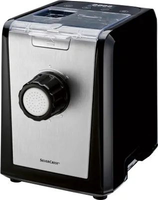 Produktbild von Silvercrest Pasta Maschine elektrisch SPM 220 A2 8 Formscheiben inkl. Rezepte