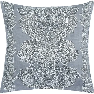 Obrázok produktu pre Vankúš GITA – 45 x 45 cm – sivý, biely