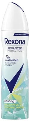 Produktbild von Rexona Deospray – Fortschrittlicher Schutz, Eukalyptus & Kokoswasser, 150 ml