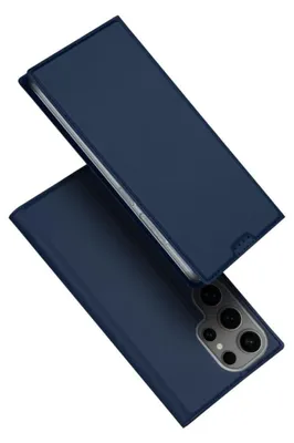 Produktbild von DUX DUCIS Samsung Galaxy S25 Ultra Hülle mit Kartenfach - Blau