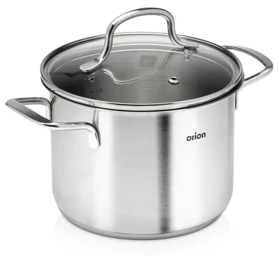 Immagine prodotto di Orion | Pentola con coperchio in acciaio inox 2,4 L induzione - ANETT