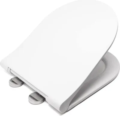 Produktbild von Toilettensitz, antibakteriell, oval / Toilettendeckel mit Schnellverschluss zur einfachen Reinigung
