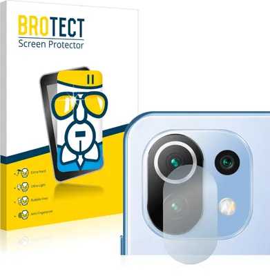 Produktbild von BROTECT Schutzglas für Xiaomi 11 Lite 5G NE (NUR Kameraschutz) Schutzfolie Panzer Folie Glas Display Schutz klar
