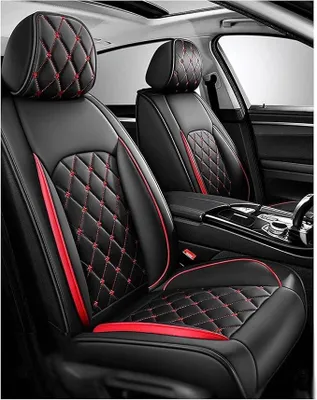 Imagen del producto de Juego completo de fundas para asientos de coche para Citroen ID III, modelos de 1968 a 1975. Fundas de cuero impermeables y resistentes al desgaste, para vehículos de 5 plazas