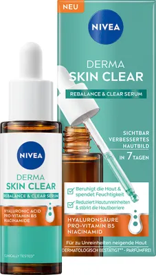 Produktbild von NIVEA DERMA SKIN CLEAR Rebalance & Clear Serum, Frauen, Neutral, 30 ml