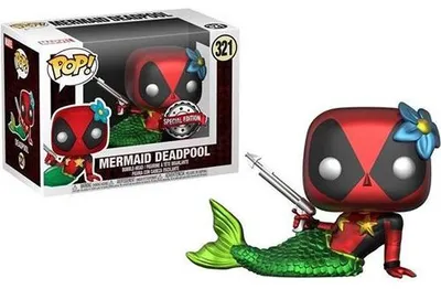 Produktbild von Funko Pop! Marvel: Mermaid Deadpool #321 Exclusive
