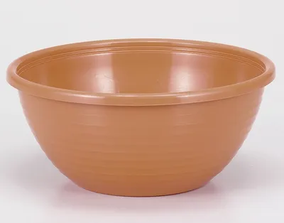 Zdjęcie produktu dla Okrągła plastikowa donica STANDARD, kolor: terakota; średnica: 44 cm
