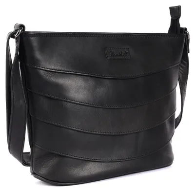 Produktbild von Benthill Damen Handtasche Leder - Shopper aus weichem hochwertigem Echtleder - Vintage Fashion Bag Beutel - Umhängetaschen - Schultertasche