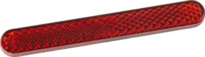 Immagine prodotto di Riflettore autoadesivo rosso 13 x 100 mm arrotondato