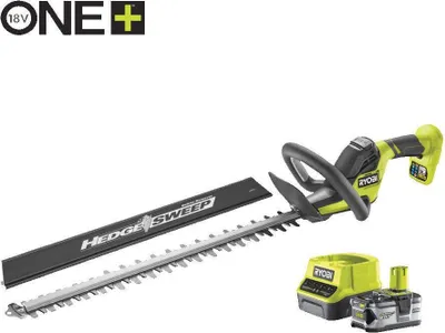 Image de Taille-haie sans fil RYOBI One+ Ry18ht55a 18V, L.55 cm, 1 batterie 4Ah