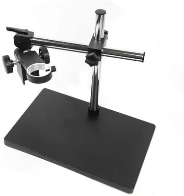 Obrázek produktu pro Podpora mikroskopu Digitální stativ Nastavitelný držák podpůrného stolu Průmyslový digitální nástroj pro podporu mikroskopu 50mm těžký kroužek 10-265mm