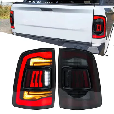 Obrázek produktu pro Sada LED zadních světel, kompatibilní s Ram 2009-2018, ABS plast, napětí 12 V, jas 3400 LM, vodotěsnost IP67