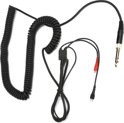 Obrázek produktu pro Spirálový audiokabel sluchátek s adaptérem pro HD25/HD560/HD540/HD430/HD250