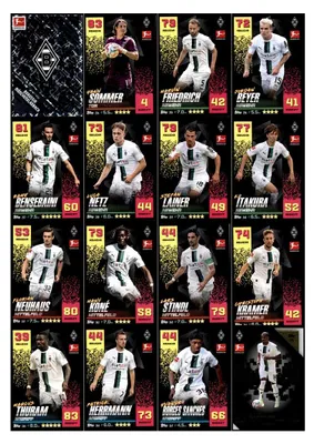 Produktbild von Topps Match Attax - 2022/23 - Mannschaftspaket - BORUSSIA MÖNCHENGLADBACH