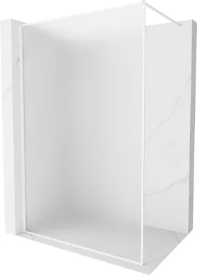 Obrázok produktu pre Mexen Kioto-XF Sprchová zástena s rámom 90 x 202 cm, matná 10 mm, biela - 800-090-104-20-30-X