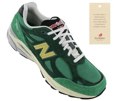 Produktbild von New Balance 990v3 - USA - Herren Sneakers Schuhe Grün M990GG3 990 , EU 41.5 US 8