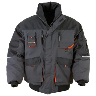 Produktbild von Terratrend Arbeitsjacke Grau/Orange Größe 4XL