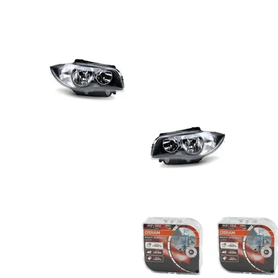 Immagine prodotto di Johns, fari + Osram Night Breaker Laser adatto per BMW Serie 1 E81 E82 E87 E88 L R 63117249649 7249649 63117249650 7249650