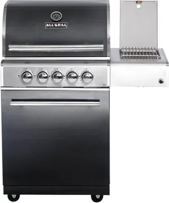 Obrázok produktu pre Plynový gril ALLGRILL CHEF M BLACK Modulárny základný model 3 horáky, bočný horák, zadný horák (500703)