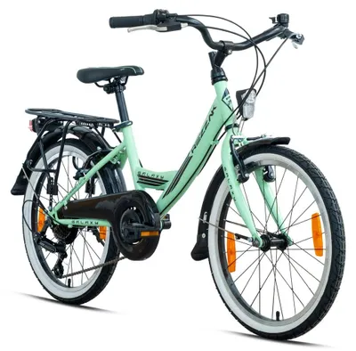 Produktbild von 20 Zoll Kinderfahrrad Mädchenfahrrad 7 Gang Shimano RH 31cm Mint Neu -083