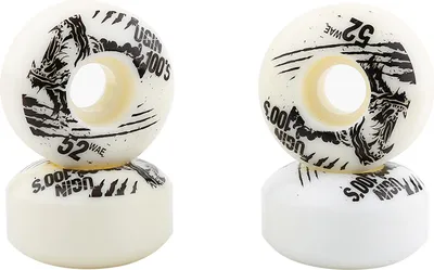 Obrázok produktu pre Alomejor 4PCS Skateboard 52mm X 30mm 4 St��ck/Set Outdoor Classic LanglebigePolyuretánCruiser Longboard Skateboard R?der(Wei?)