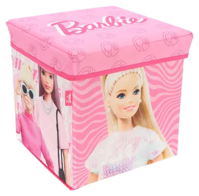 Produktbild von Barbie Aufbewahrungsbox/Stuhl zusammenklappbar 30x30x30 cm
