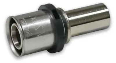Immagine prodotto di Pressfitting Rame Nichelato 20 x 15 mm: Giunto per Tubo Rame