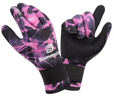 Produktbild von Neoprenhandschuhe 3mm Thermisch Anti-Rutsch Damen Herren XL Rosa