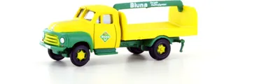 Zdjęcie produktu dla Lemke Minis LC3237, skala N, Opel Blitz, furgon do przewozu napojów, kolor niebieski