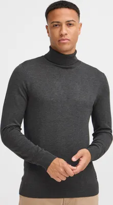 Produktbild von Blend BHMwedat Herren Rollkragenpullover Pullover mit Rollkragen Rippbündchen Label-Details Regular fit