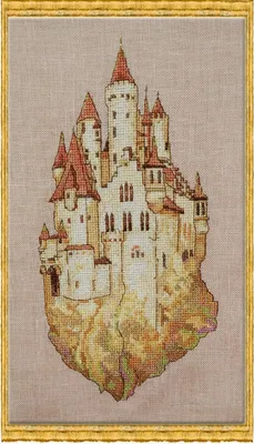 Obrázek produktu pro Nimue Cross Stitch Paper Counting Pattern "Hanging Castle", 122G