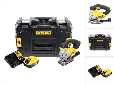 Produktbild von DeWalt DCS 331 P1 Akku Stichsäge 18 V + 1x Akku 5,0 Ah + Ladegerät + TSTAK