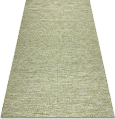Produktbild von Teppich SISAL PATIO 3075 flach gewebt grün / beige Grün 117x170 cm