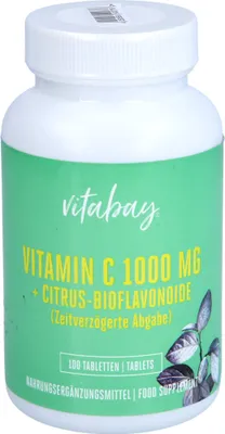 Immagine prodotto di Vitamina C + bioflavonoidi 1000 mg vegan ad alto dosaggio, 100 St TVW