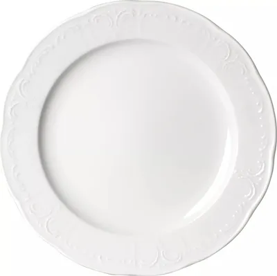 Produktbild von Weißer, flacher, runder Schüssel, Durchmesser: 250 mm