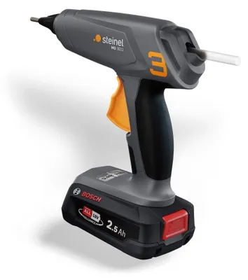 Produktbild von Steinel Akku-Heißklebepistole MobileGlue 3011 Set inkl. 3 Klebesticks