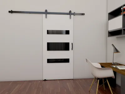 Obrázek produktu pro Posuvné dveře BUSHLAND 4 - 106 cm, bílé