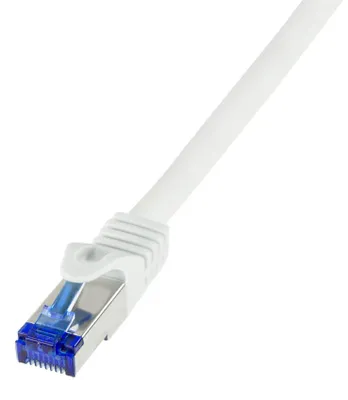 Image de LogiLink Professional C6A031S LogiLink Câble patch Ultraflex, Cat.6A, S/FTP, 1,0 m, blanc