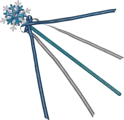 Immagine prodotto di Bastone glitterato fiocco di neve bianco-blu 38 cm