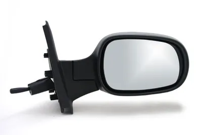 Produktbild von Außenspiegel passend für Nissan Micra K12 01/2003-06/2010 Rechts schwarz 96301AX628 96365AX700 96373AX600 Johns
