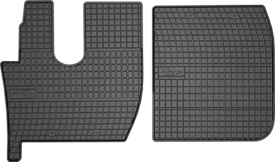 Immagine prodotto di 2018-2025 Ford F-Max tappetini in gomma nera 2 pezzi