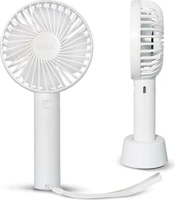 Produktbild von EAXUS, Handventilator airX, wiederaufladbar, weiß