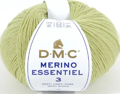 Produktbild von DMC Merino Essentiel-3 – Garn aus 50 % Wolle und 50 %.Polyacryl 968
