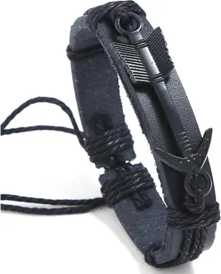 Obrázek produktu pro Stylový černý náramek RA-33408 pro muže KP33408